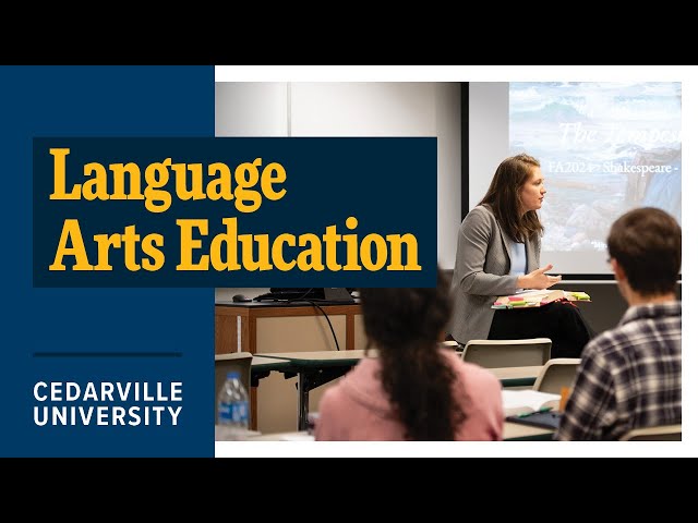 Thumbnail for video titled: Why Study Language Arts Education at Cedarville University?