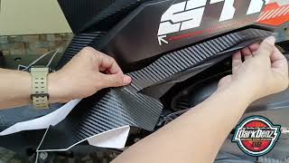 Download lagu Panduan Pemasangan Stiker Serat Karbon Bagian Dalam Belakang Honda BeAT Versi 2 | oleh DarkBenz mp3