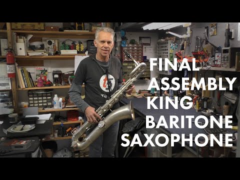 1917 H N  White King Baritone Saxophone Restoration, Part 3