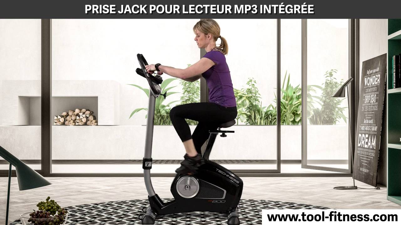 Techness SB 800 MP3 - Vélo d'appartement - Tool Fitness