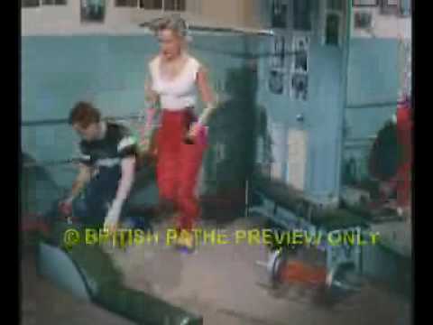 1956 the early days of superficiality 1956 Jill Day's London Gym 1956