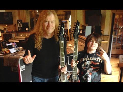 Dave Mustaine - Megadeth with Vince Minogue - Wireless Soul in the recording studio - Nashville, TN