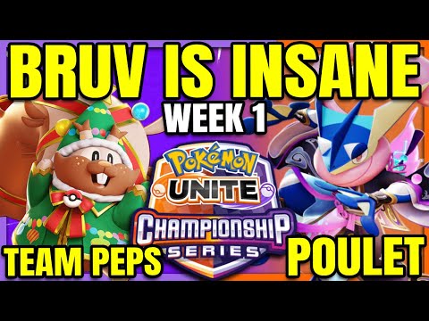 BRUV IS INSANE Team Peps vs Poulet - UCS EU | Pokemon Unite