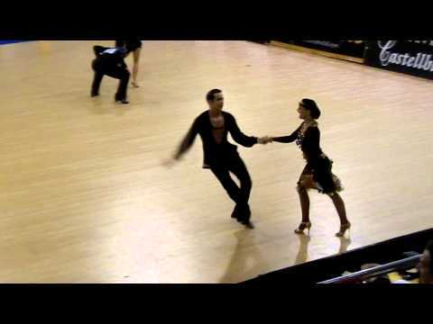 WDSF Cambrils - European Latin 2012 - Round 1 - Andrea Silvestri & Martina Varadi - jive