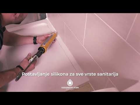 Silikoniranje kade ili tuš kabine