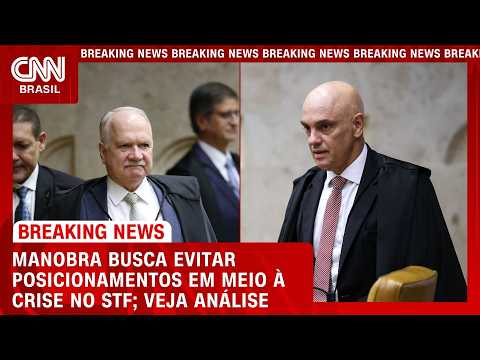 Decisão indica tentativa de evitar posicionamentos em meio à crise no STF | LIVE CNN
