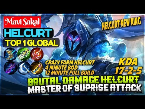 Brutal Damage Helcurt, Master Of Suprise Attack [ Top 1 Global Helcurt ] Mavi Sakal Helcurt