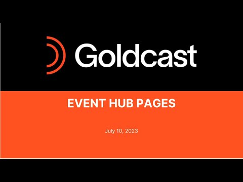 Goldcast Event Hub Pages | Goldcast