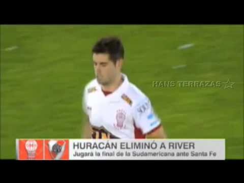 HURACAN 2 RIVER PLATE 2 SEMIFINAL COPA SUDAMERICANA POR ESPN 2015