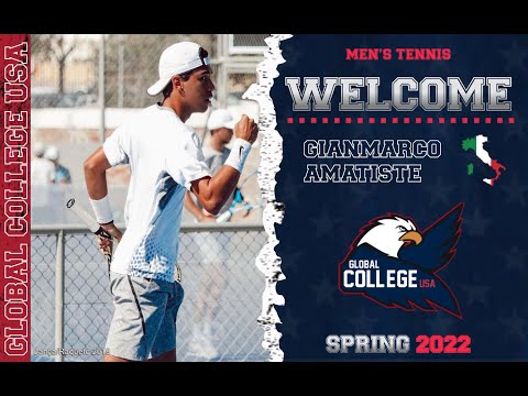 Gianmarco Amatiste - College Tennis Recruiting Video Fall 22