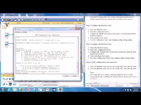 5.1.5 Configuring Default Routes