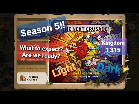 Countdown & Prep - KvK Season 5 - Light and Darkness - Rise Of Kingdoms - RoK