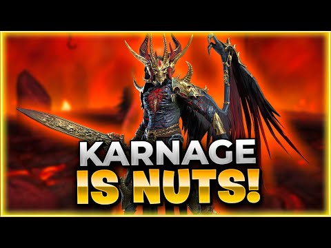 BUILD HIM LIKE THIS!! Karnage Is Actually Solid... Raid: Shadow Legends