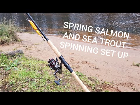 My early season Salmon and Sea Trout spinning set up