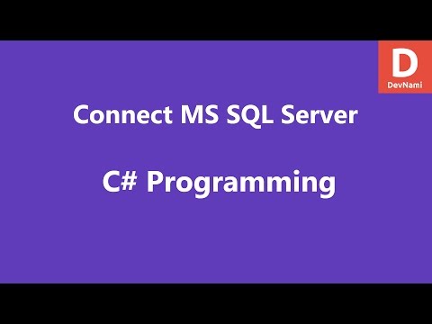 C Connect to MS SQL Server Database