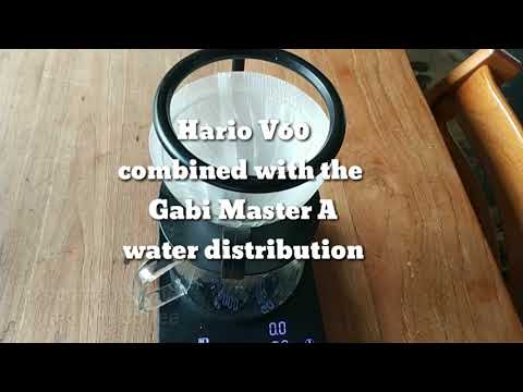 Gabi master A together with Hario V60! First try-out.
