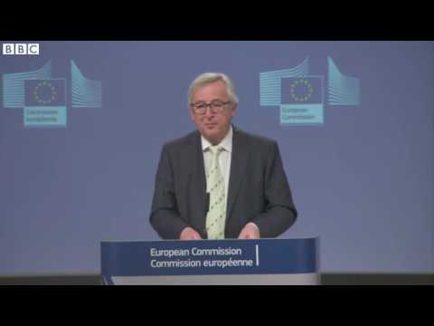 UK vote on EU  Juncker's one word Brexit answer to BBC   BBC News