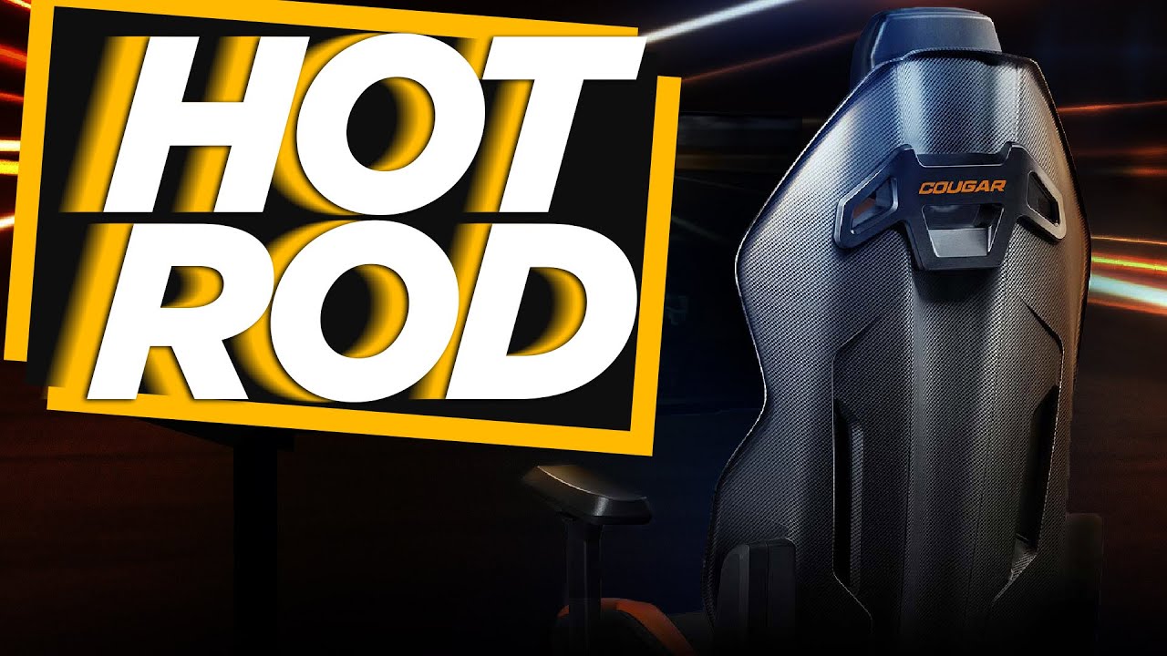 Крісло ігрове Hotrod, чорно-помаранчевий