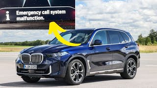 “Emergency call system malfunction” warning in BMW: Reasons