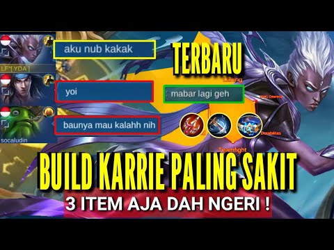 TERBARU ! BUILD KARRIE PALING SAKIT 2020 - BUILD KARRIE TERSAKIT 2020 MOBILE LEGENDS