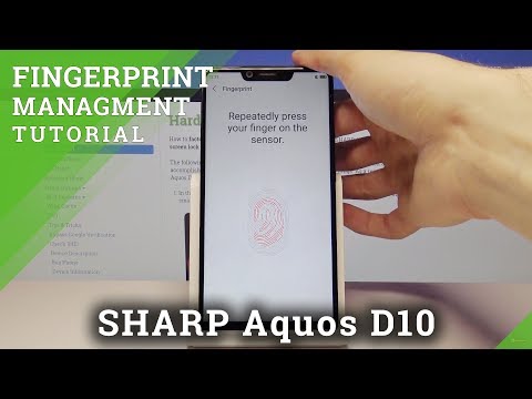 How to Add Fingerprint to SHARP D10 - Screen Protection