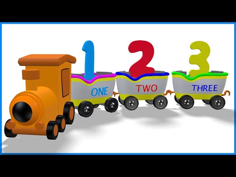Learn To Count Numbers | 123 Counting | 1234 Number Train | Preschool & Kindergarten Education