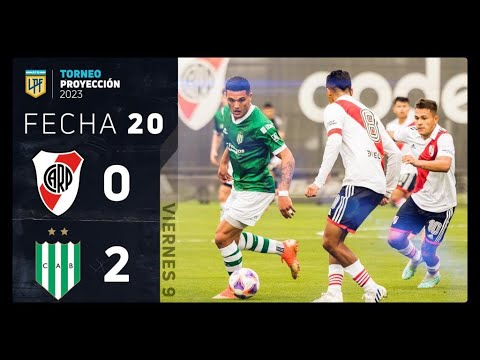 #TorneoProyección 2023 | Fecha 20 | resumen de River y Banfield