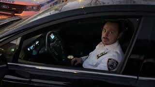 106 NYPD precinct caught the lieutenant on his phone & says he messed up on live