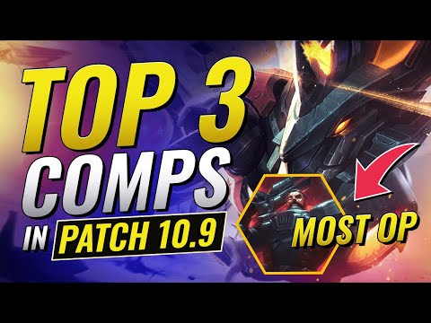 MOST BROKEN & OP COMPS ON PATCH 10.9 - Teamfight Tactics