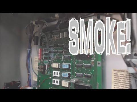 1980 Williams Black Knight Pinball Machine MPU Is On Fire!  - PCB Repair of Shorted Chips!  #2