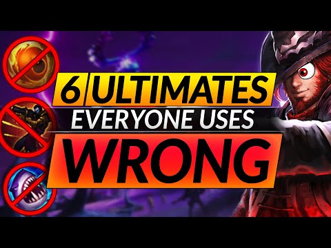 6 ULTIMATES Everyone Uses WRONG - Mistakes You MUST STOP - LoL Pro Tips and Tricks Guide
