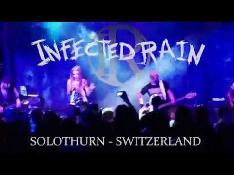Infected Rain LIVE @ Kulturfabrik Kofmehl - Solothurn Switzerland - 3 Songs - Dani Zed