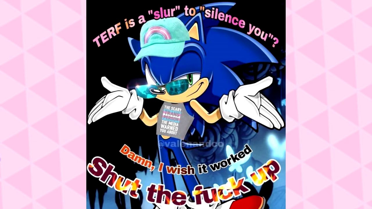 three sonic reaction images voiced poorly