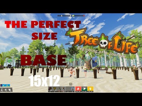 TREE OF LIFE MMO 4- Making the Perfect Sized Base HOW TO PROTECT IT!