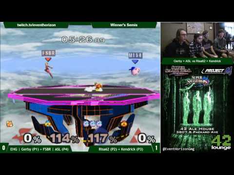 Construct 61 - EHG Gerby+FSBR ASL vs Risa62+Kendrick - Melee Doubles WS