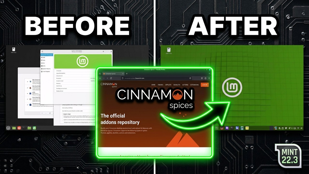 Cinnamon Spices for Linux Mint 22.3 Cinnamon - The Ultimate Customization Guide (2026)