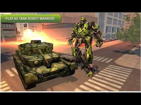 Future Robot Tank Transform City Battle (By White Sand - 3D Games Studio) Android Gameplay HD