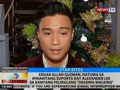 BT: Edgar Allan Guzman, natuwa sa ipinakitang suporta kay Alexander Lee sa kanyang pelikula