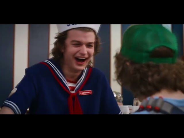 Vídeo relacionado con Steve Harrington Camiseta de mamá del año camiseta negra con gráficos Camiseta