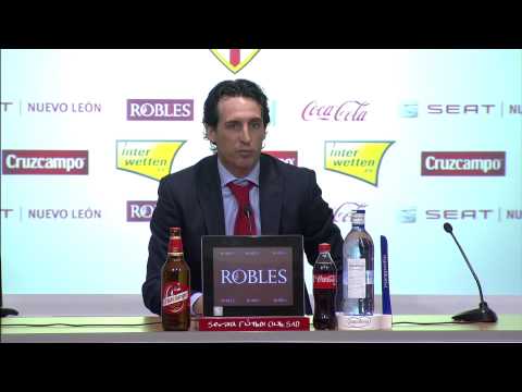 Rueda de Prensa de Emery tras el Sevilla FC (4-0) Real Zaragoza - HD