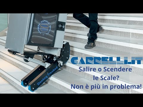 Carrello Saliscale Elettrico a Cingoli - Donkey Tracked