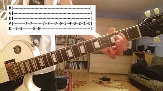 GORILLAZ - KIDS WITH GUNS GUITAR LESSON/TOUTORIAL