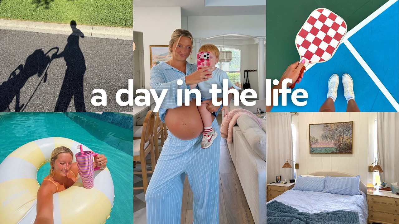realistic day in my life 35 weeks pregnant🤰🏼