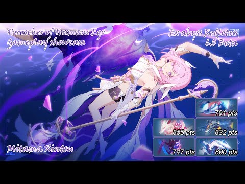 6.0 BETA [Ex abyss Redlotus] Elysia, Herrscher of Human: Ego gameplay showcase - Honkai Impact 3rd