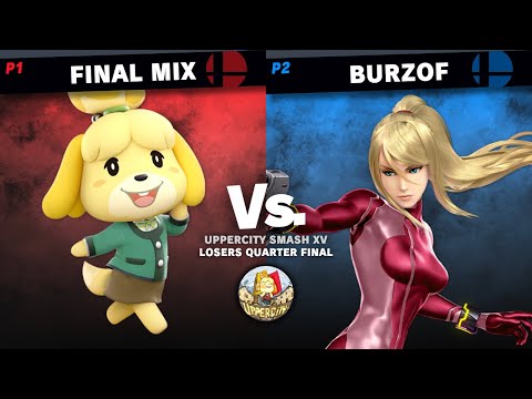 UpperCity Smash XV - Final Mix (Isabelle) vs Burzof (Zero Suit Samus) - Losers Quarter-Final.