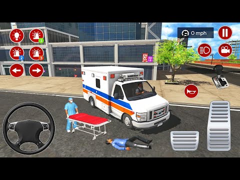 US Ambulance Driving Simulator 2021 - Emergency Van Rescue Driver #5 - Android Gameplay