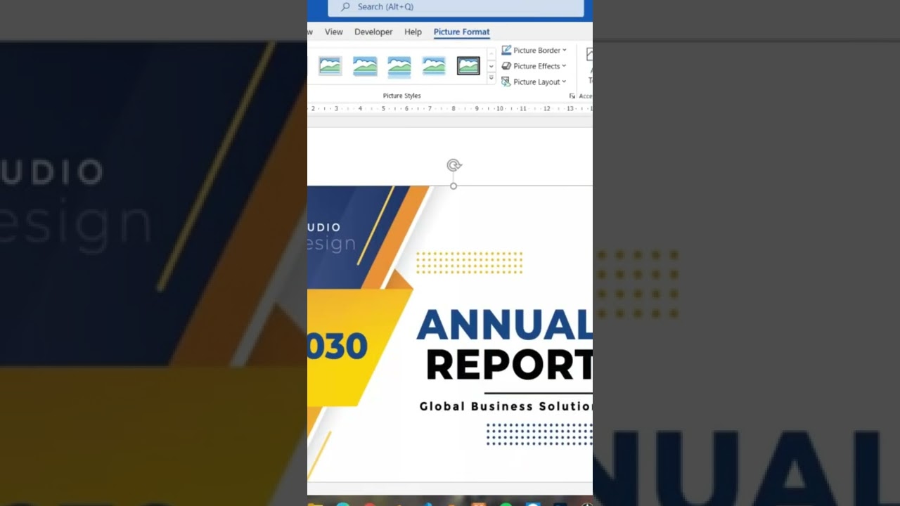 Using Image Covers in Word