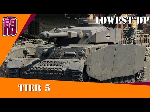 Lowest DPM - tier 5 | wot blitz