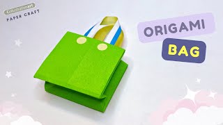 Origami Paper Bag | Easy Paper Bags with Handles | DIY Paper Gift Idea | Easy Paper Crafts