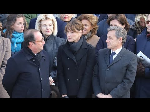 Quand François Hollande snobe Nicolas Sarkozy aux obsèques de Jean d'Ormesson ! ZAP TV